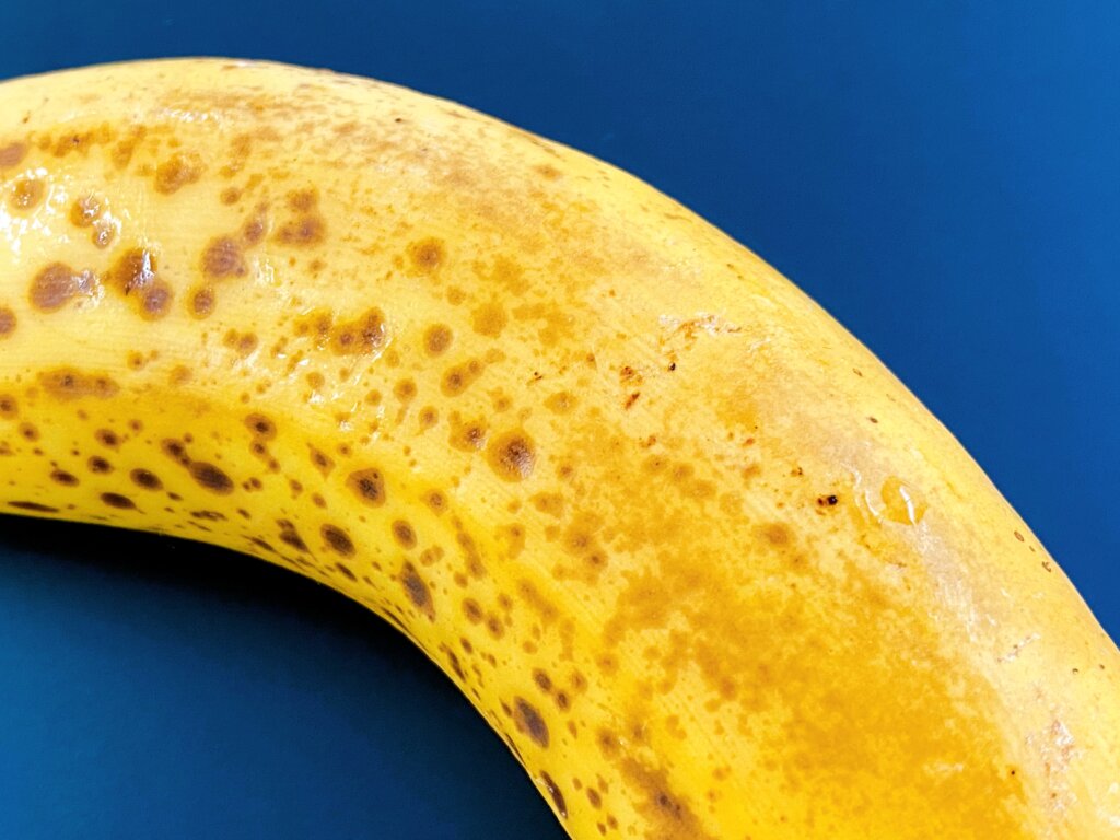 バナナの表面にあるシュガースポット
